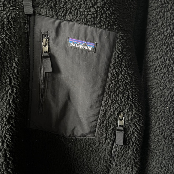 Patagonia Fleece Jacket Retrox Black Size Medium - Picture 2 of 5